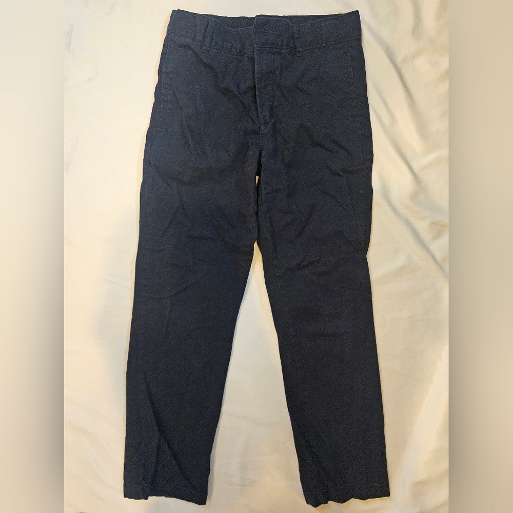 Boys Navy Uniform Pants- Children's Place- Size 8